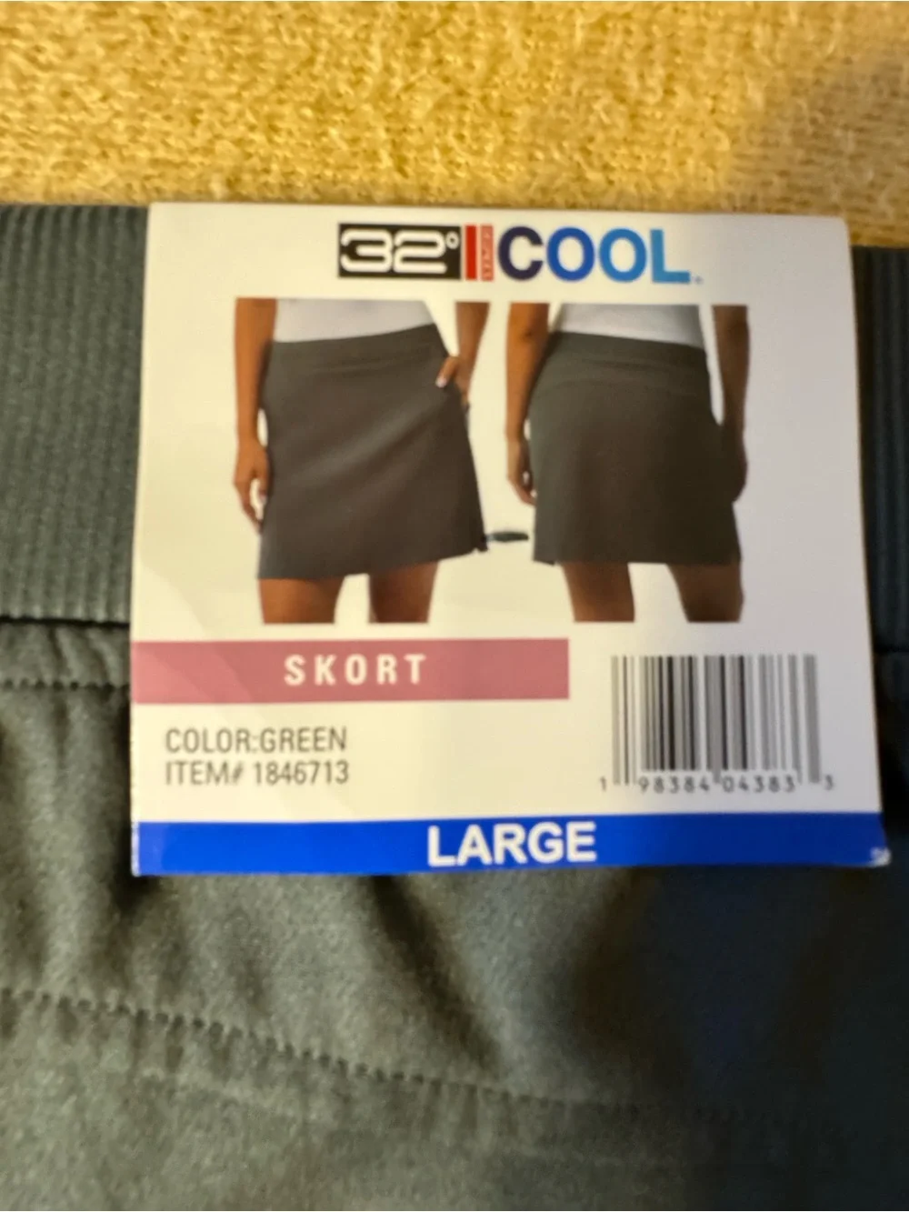 Everyday Stretch Mini Skirt in Slate Green